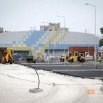 Ради обзора ледового дворца во Владимире проредили липовую аллею