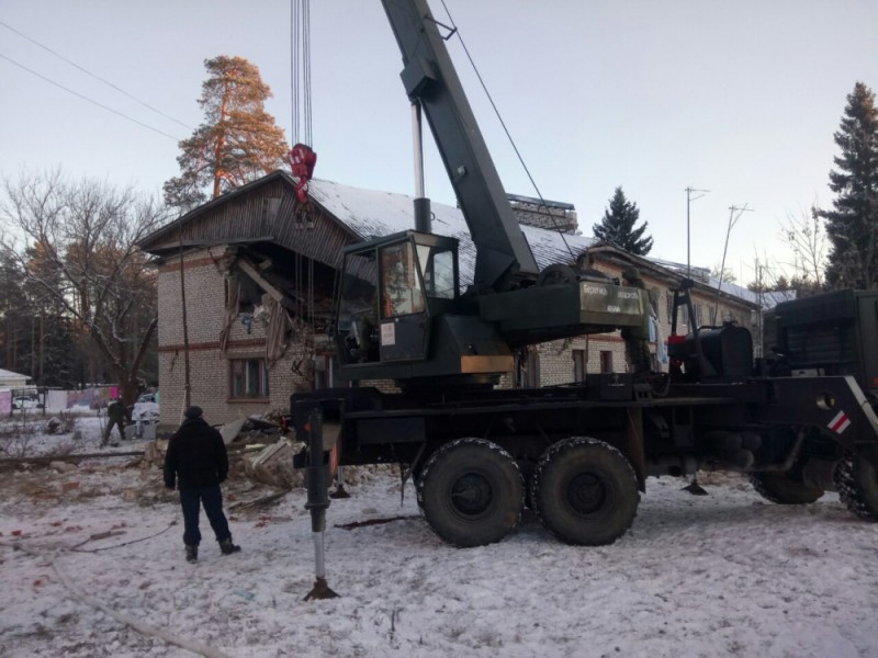 Во Владимирской области при взрыве газа в военном городе погиб человек