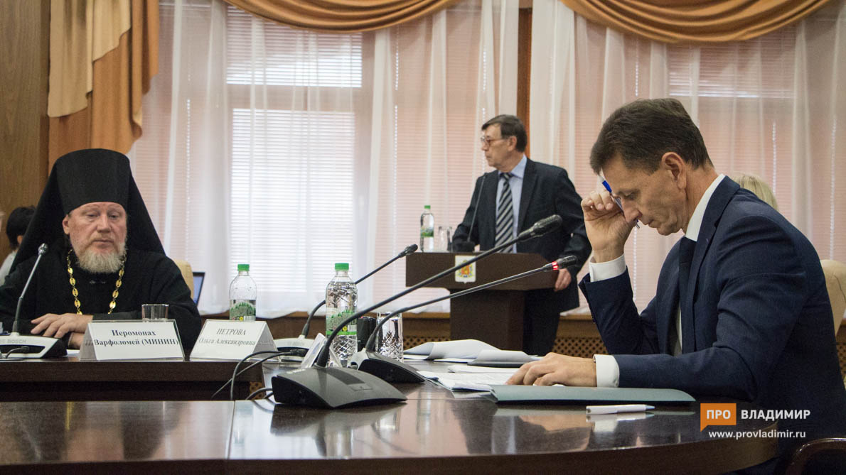 Владимир Сипягин одобрил создание владимирского вселенского собора