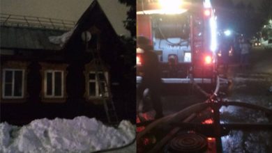 Во Владимире сгорел частный дом