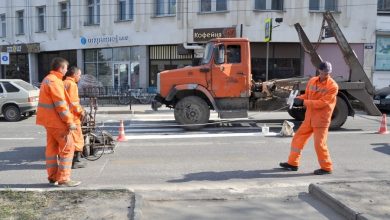Во Владимире по ночам рисуют дорожную разметку