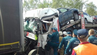 На трассе М-7 под Вязниками столкнулись пять автомобилей