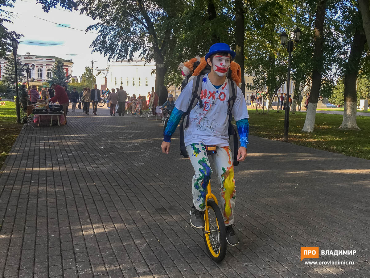Школа эксцентриков: владимирцев научат ездить на уницикле и «творить безумства» Школа эксцентриков: владимирцев научат ездить на уницикле и «творить безумства»