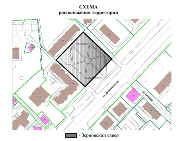 В Добром появится Зерновский сквер