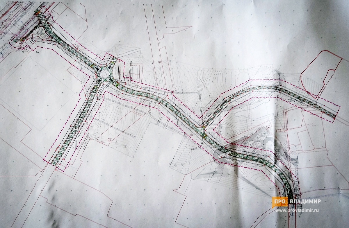 Мэрия Владимира утвердила проект дороги от Пекинки до Рокадки