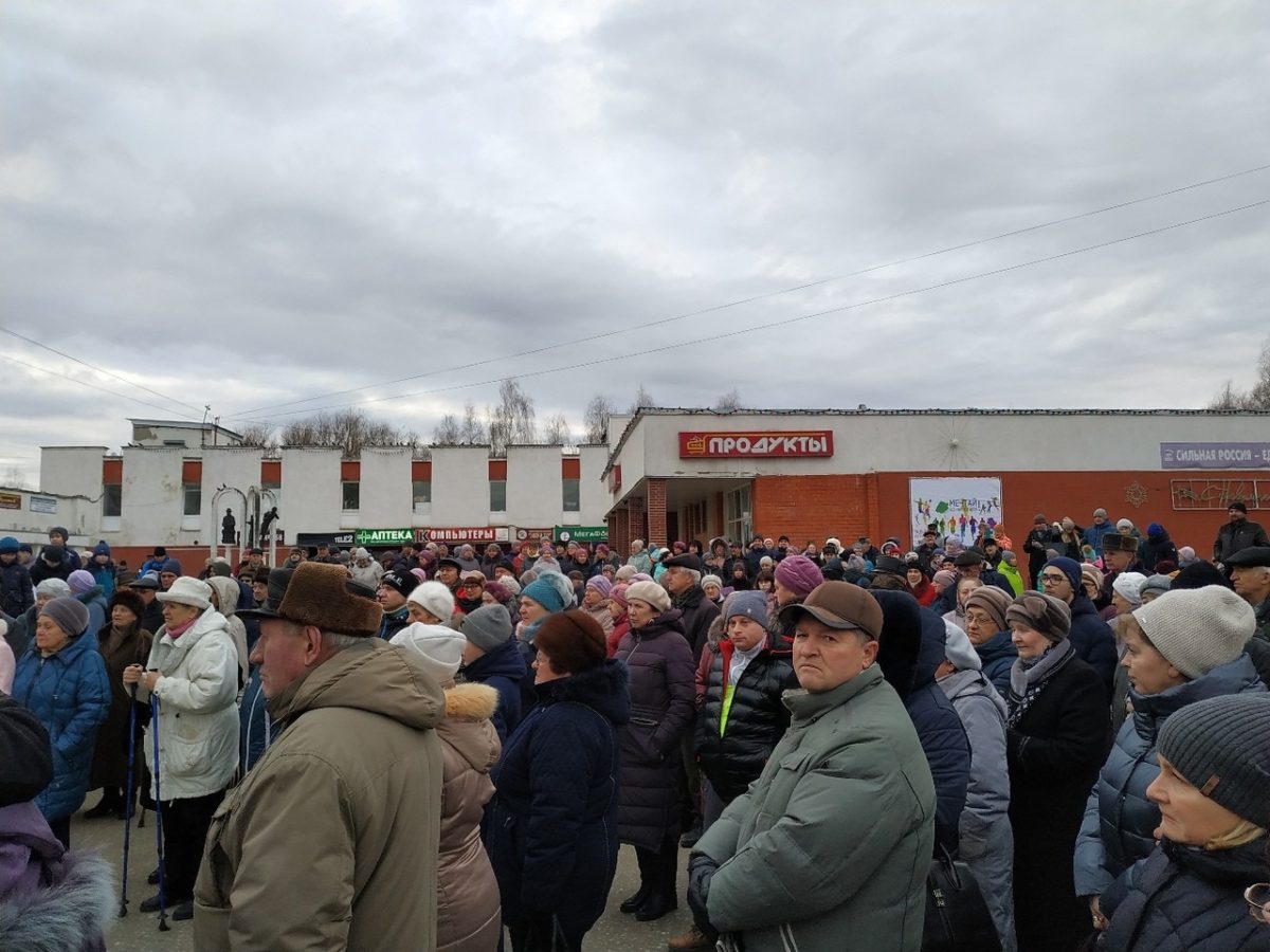 Во Владимирской области митинговали из-за скорой помощи и трассы М-12