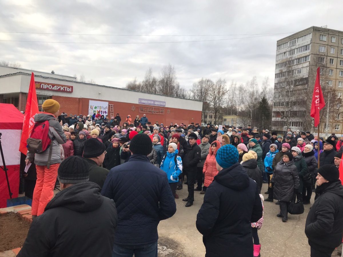 Во Владимирской области митинговали из-за скорой помощи и трассы М-12