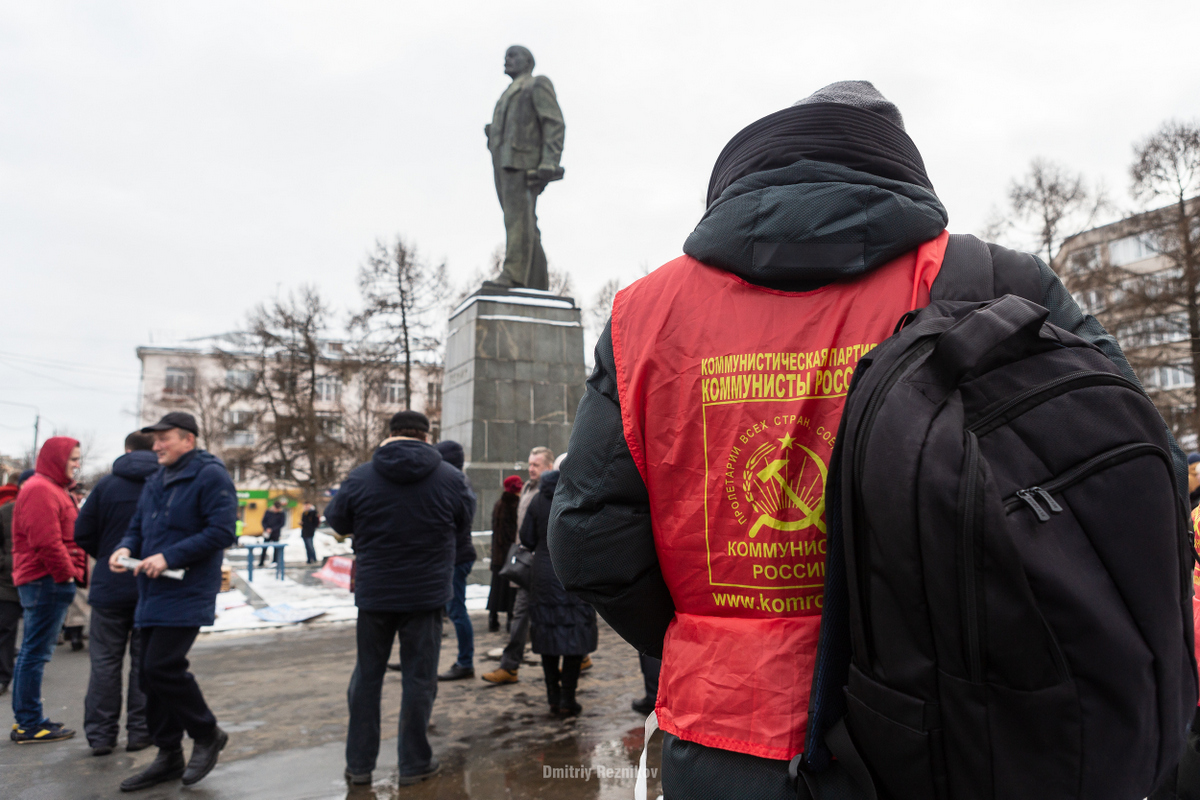 С картонными факелами против «мусорной гидры»: сотни владимирцев вышли на митинг