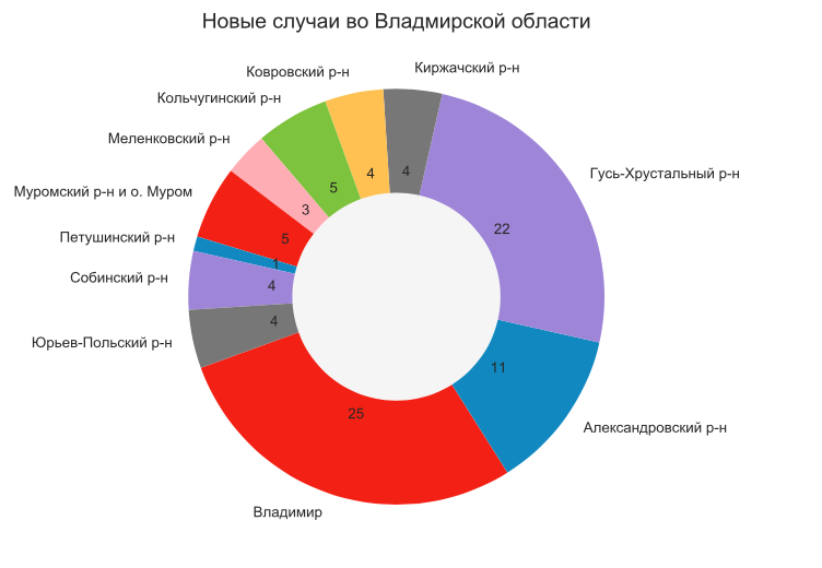 Во Владимирской области еще 88 человек заразились коронавирусом