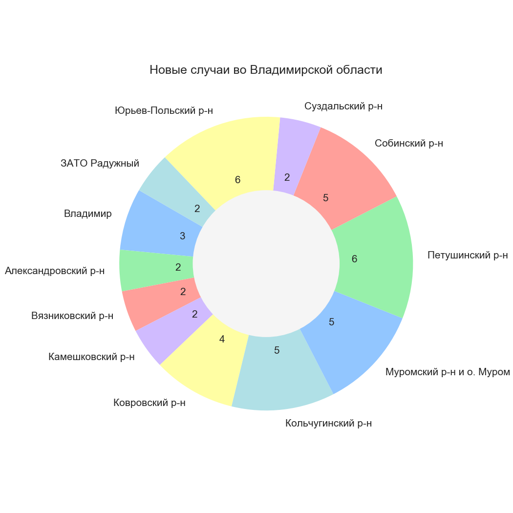 Во Владимирской области количество заболевших коронавирусом превысило пять тысяч