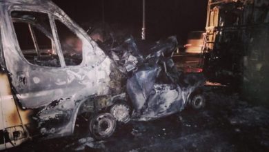 Во Владимирской области в ДТП с пожаром на трассе М-7 погибли два человека