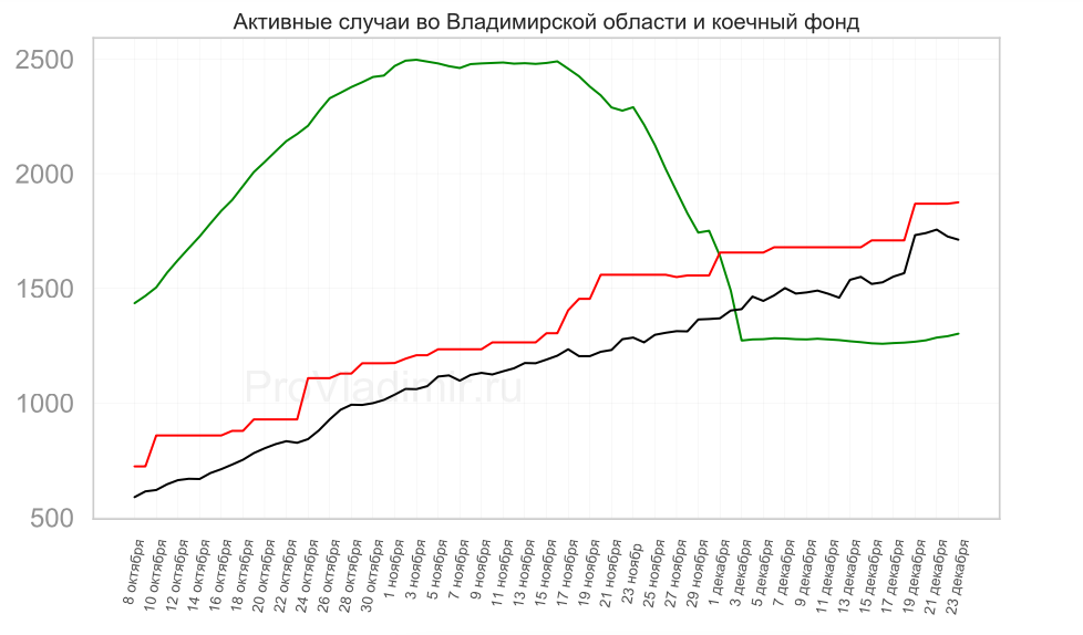 Во Владимирской области кончаются койки для больных COVID-19