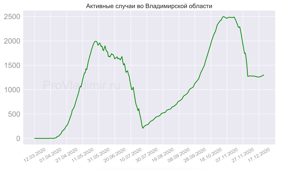 Во Владимирской области кончаются койки для больных COVID-19