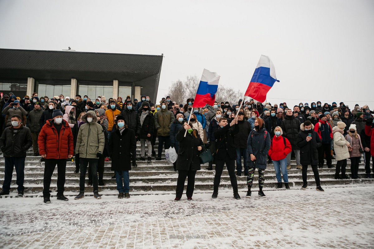 Десятки владимирцев задержаны за выход на акцию в поддержку Навального. Фоторепортаж