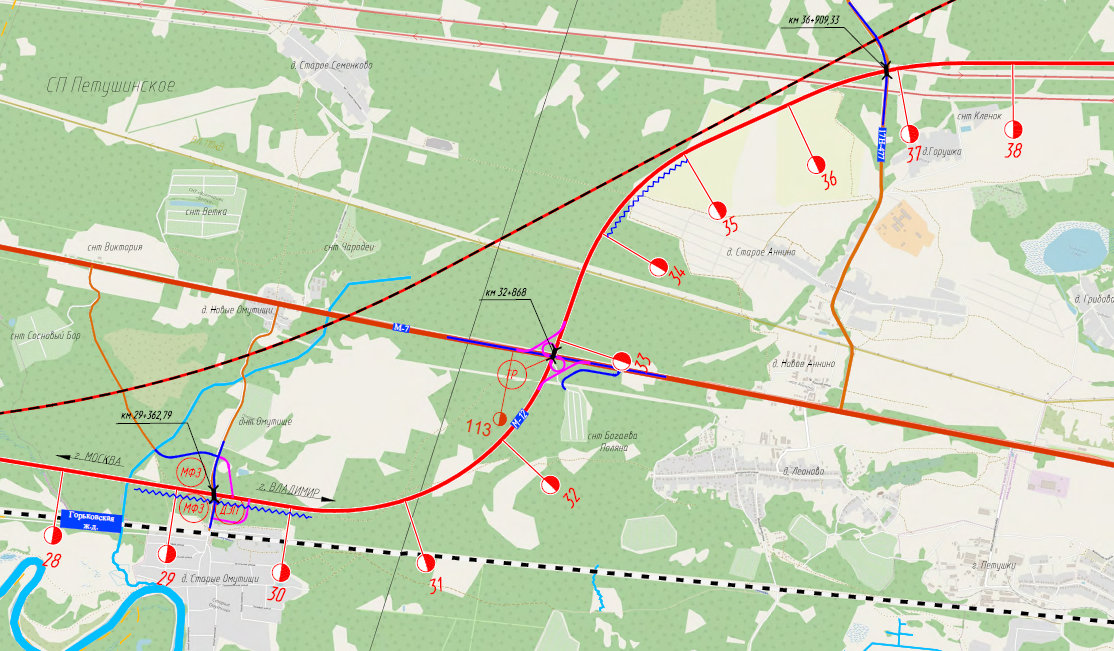 В Петушинском районе недовольны финальным вариантом трассировки М-12