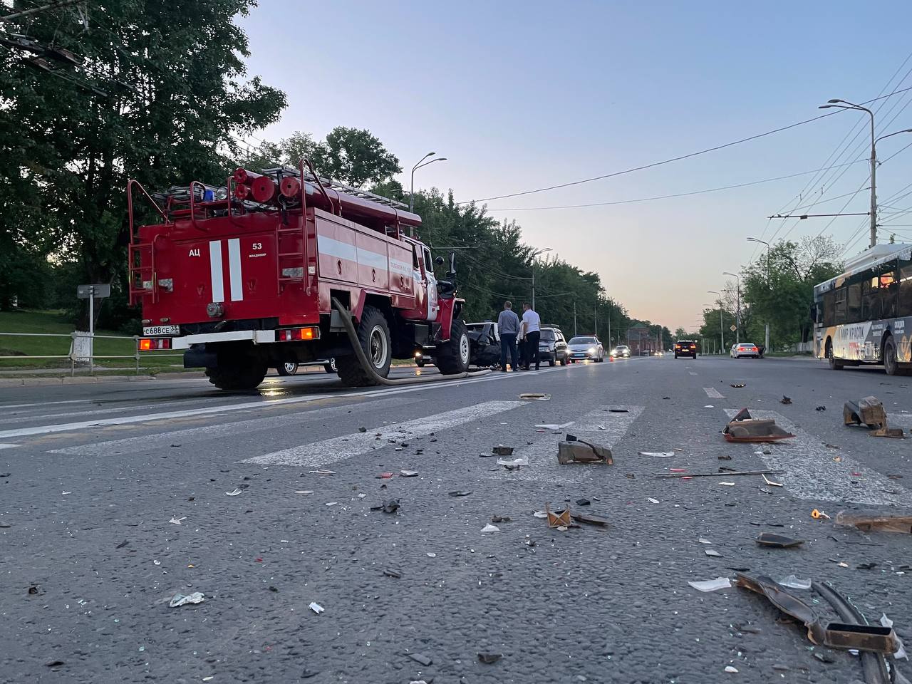 Во Владимире в районе хлебозавода произошло серьезное ДТП