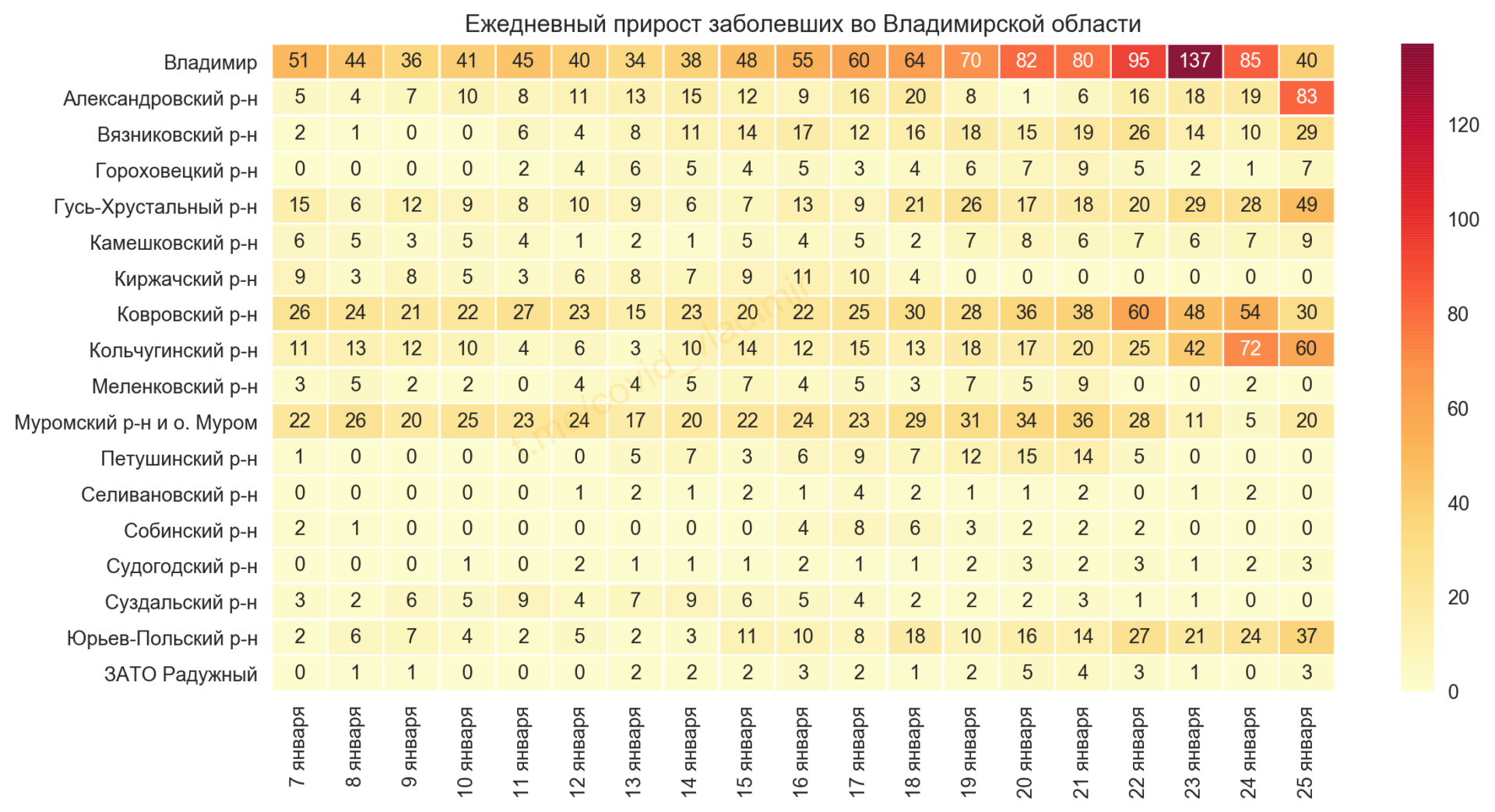 Во Владимирской области выявили 370 новых случаев коронавируса