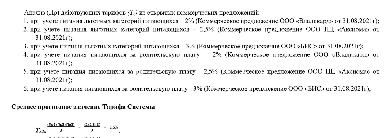 Во Владимире ищут подрядчика для учета школьного питания