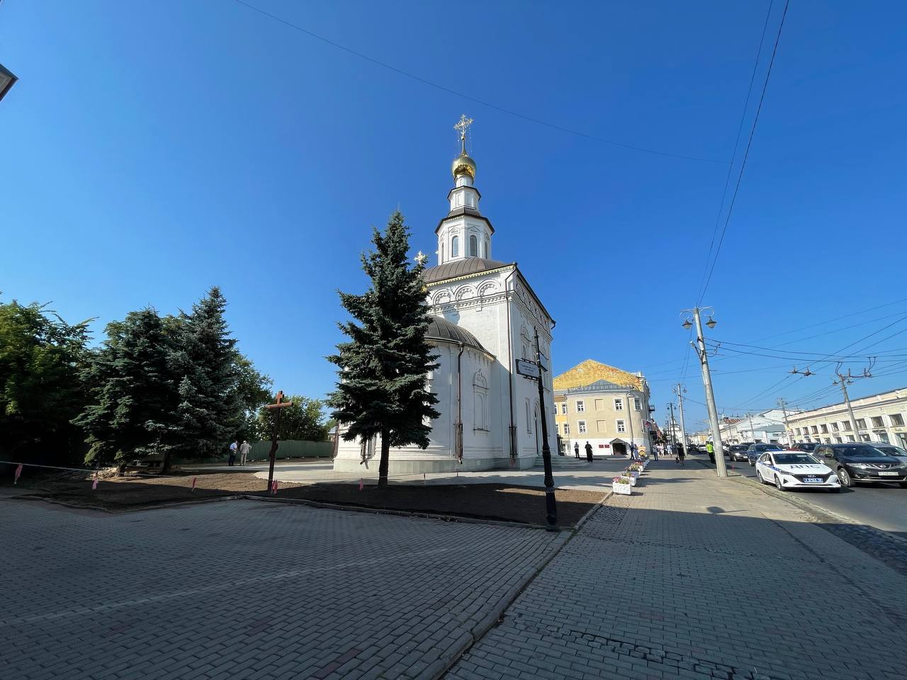 Во Владимире открыли церковь святых Князей Владимирских на месте советского кафе «Блинчики»