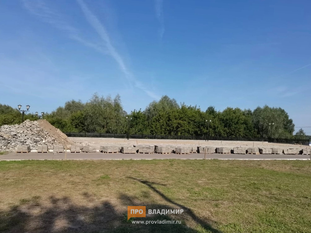 В Муроме наконец началось благоустройство набережной Оки