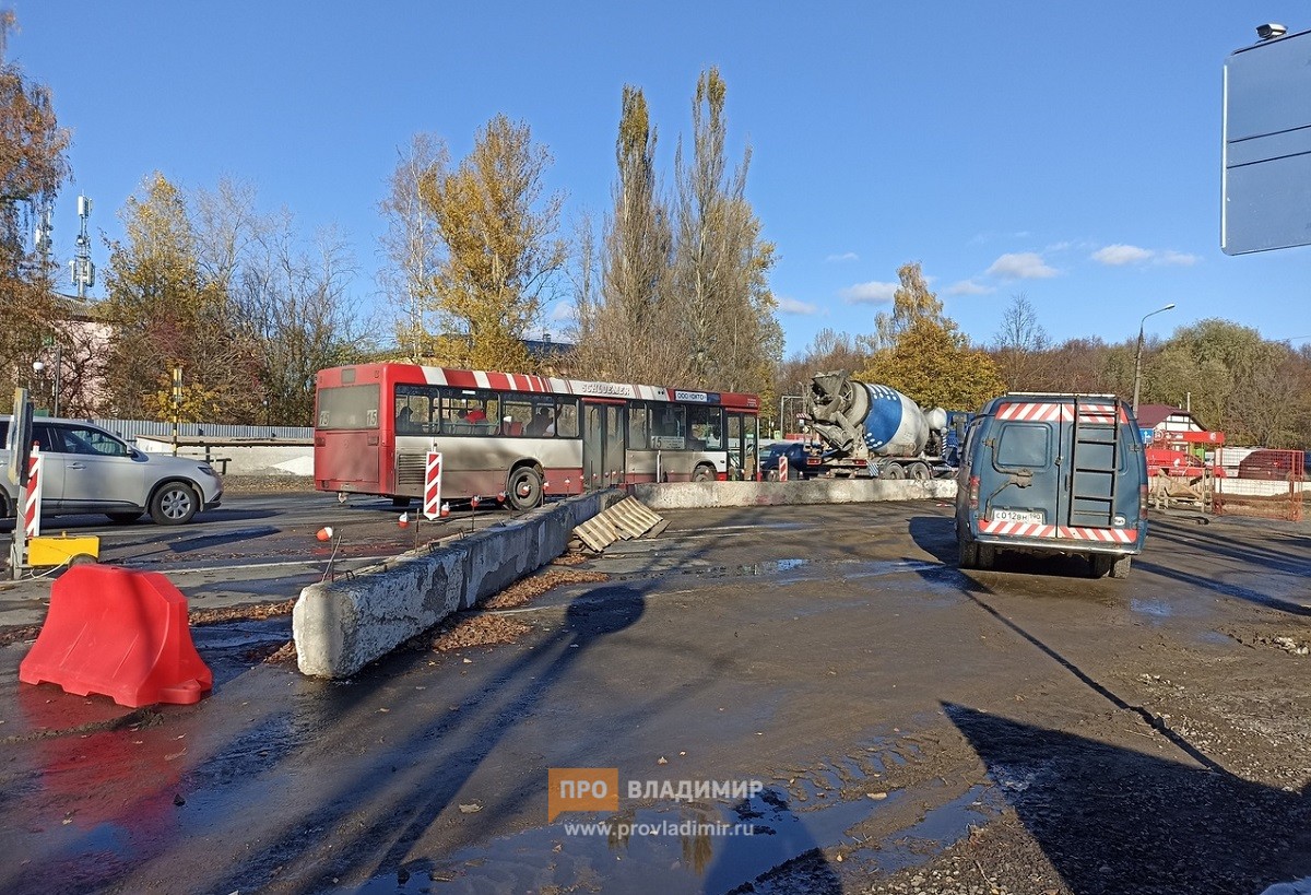 На закрытой части трассы М-7 в Юрьевце закончили гидроизоляцию подземного перехода