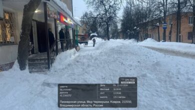 На женщину в Коврове рухнула ледяная масса с крыши