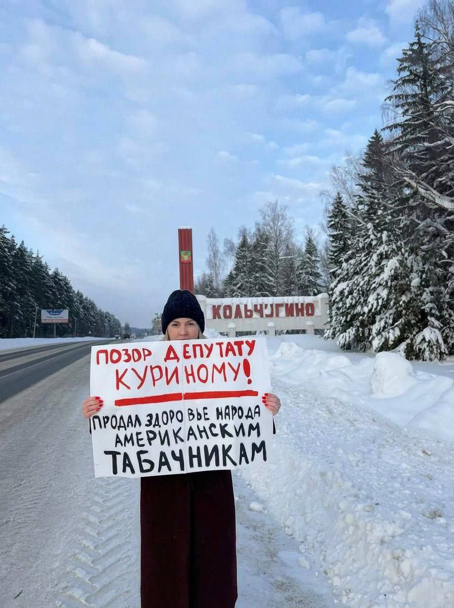 Пикеты против депутата Куринного в Кольчугино