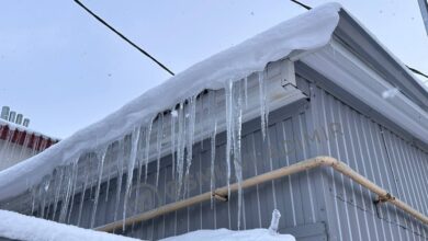 76 домов во Владимире оказались под угрозой сосулек